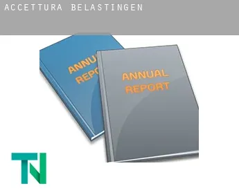 Accettura  belastingen