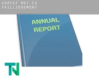 Christ-Roi (census area)  faillissement