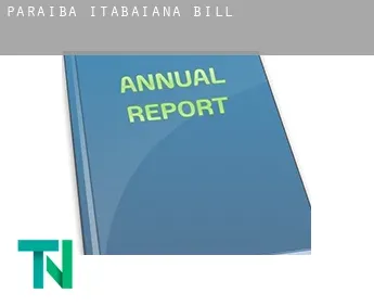 Itabaiana (Paraíba)  bill