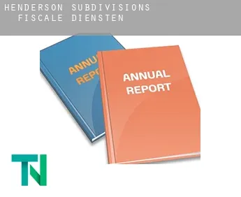 Henderson Subdivisions 1-4  fiscale diensten