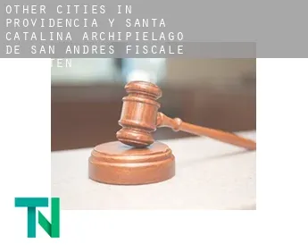 Other cities in Providencia y Santa Catalina, Archipielago de San Andres  fiscale diensten