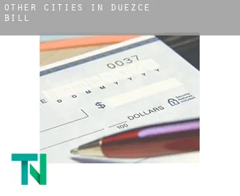 Other cities in Duezce  bill