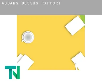 Abbans-Dessus  rapport