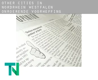 Other cities in Nordrhein-Westfalen  onroerende voorheffing