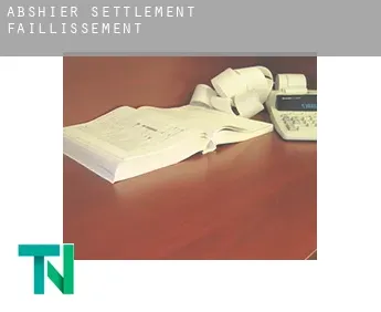 Abshier Settlement  faillissement