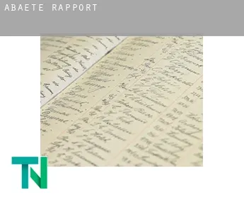 Abaeté  rapport