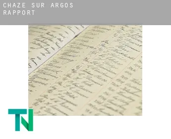 Chazé-sur-Argos  rapport