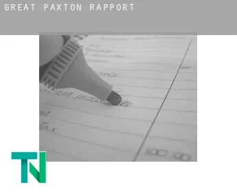 Great Paxton  rapport
