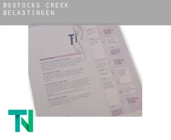 Bostocks Creek  belastingen
