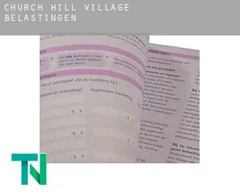 Church Hill Village  belastingen