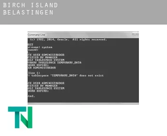 Birch Island  belastingen