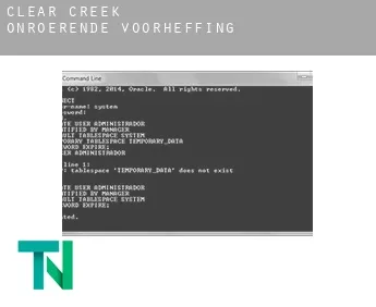 Clear Creek  onroerende voorheffing