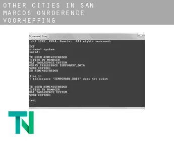 Other cities in San Marcos  onroerende voorheffing