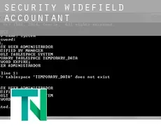 Security-Widefield  accountants